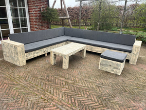 Steigerhout Hoekbank - Eindhoven