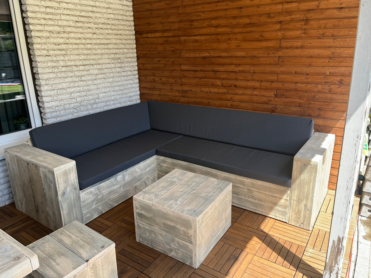 Steigerhout Hoekbank - Original