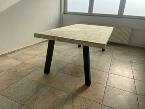 Steigerhout Industriële tafel A-poot open
