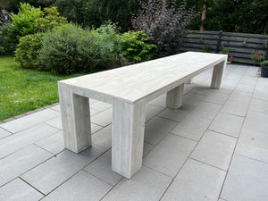 Steigerhout tuintafel blokpoot