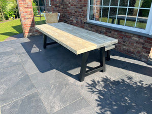 Steigerhout Industriële tafel A-poot