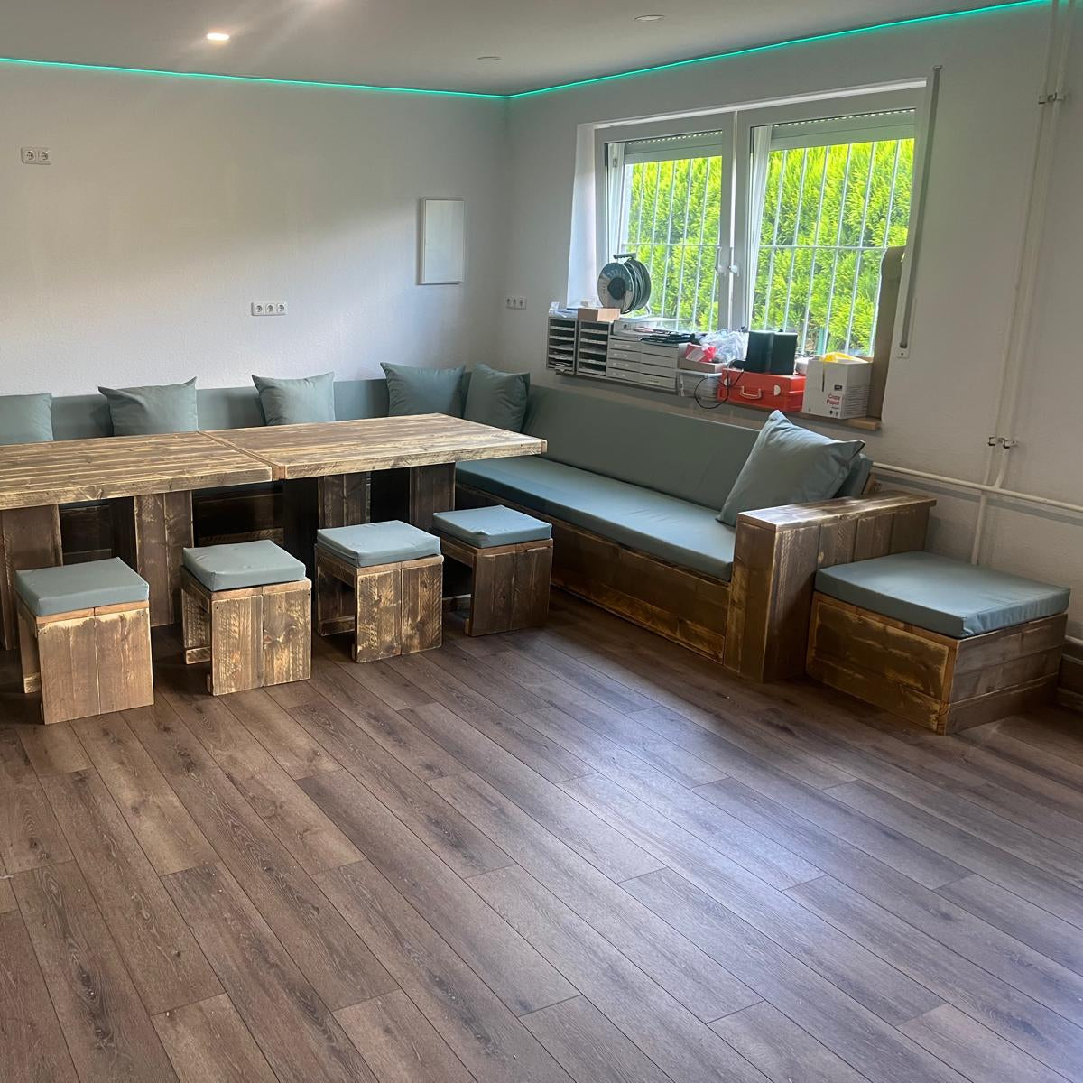 Steigerhout U-bank