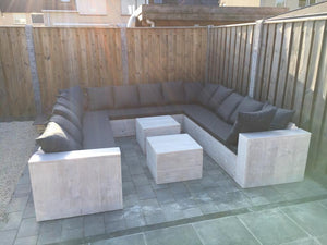 Steigerhout U-bank
