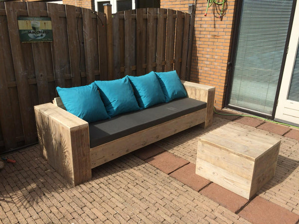 Steigerhout Loungebank Breda