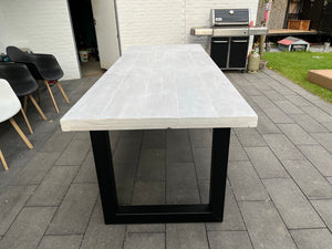 Steigerhout Industriële tafel U-poot