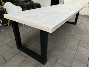 Steigerhout Industriële tafel U-poot