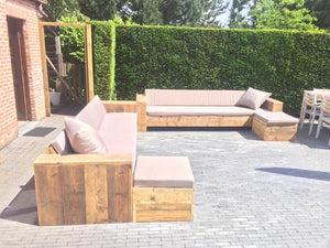 Steigerhout Loungeset Rotterdam