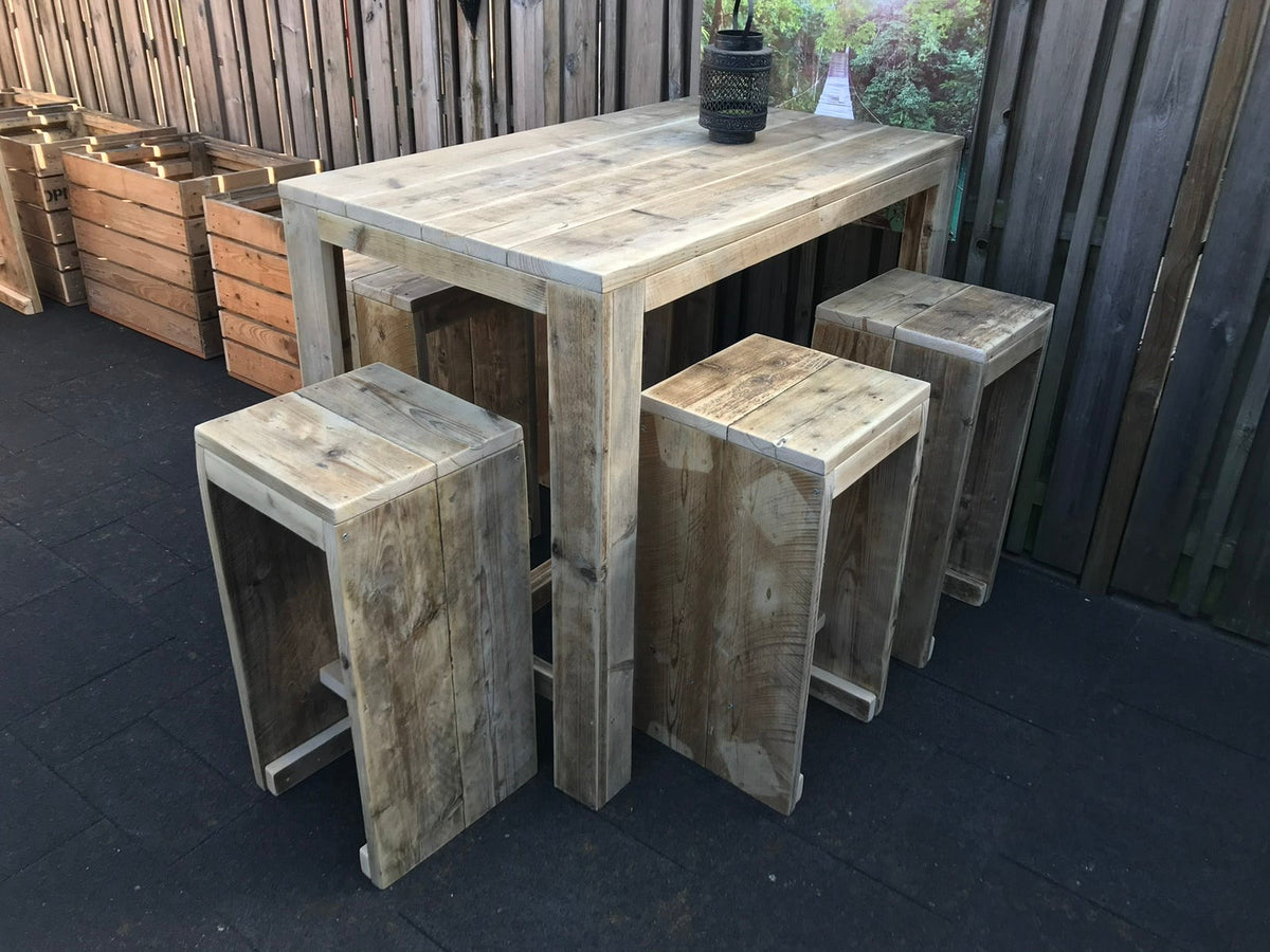 Steigerhout barset Caldera (T-onderstel) XL