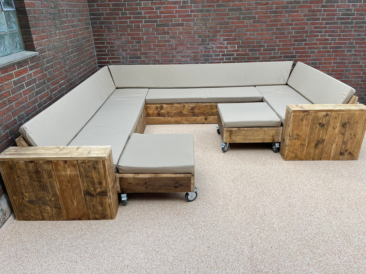 Steigerhout U-bank
