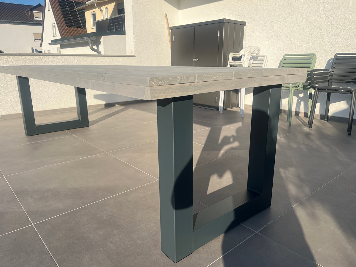 Steigerhout Industriële tafel U-poot