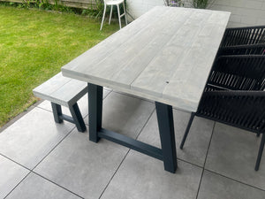 Steigerhout Industriële tafel A-poot