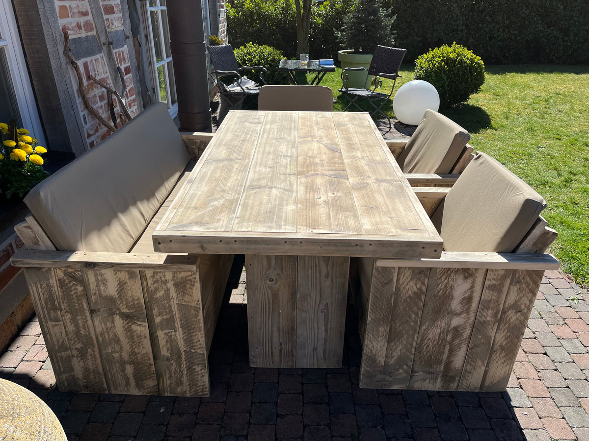 Steigerhout tuinset palermo