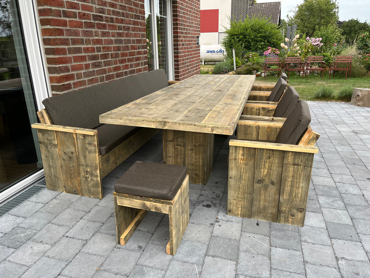 Steigerhout tuinset palermo