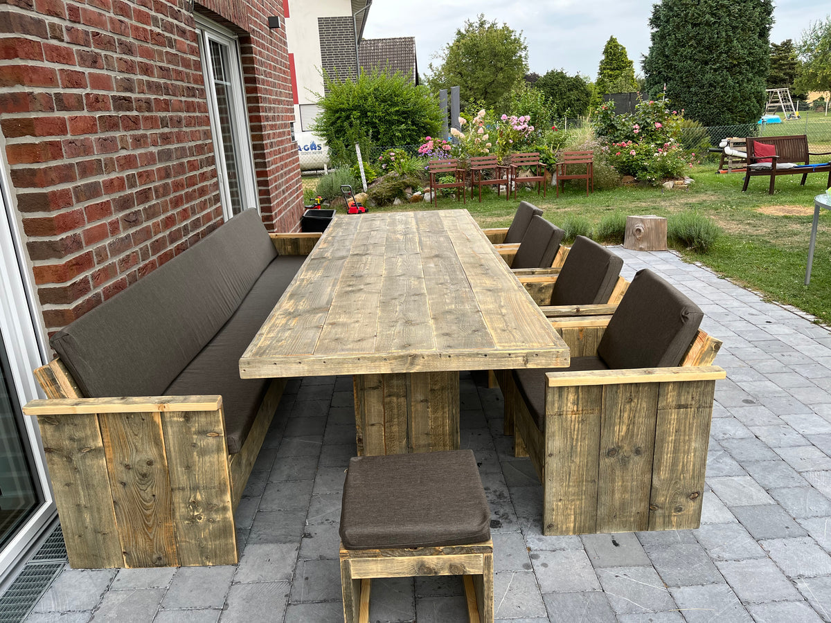 Steigerhout tuinset palermo