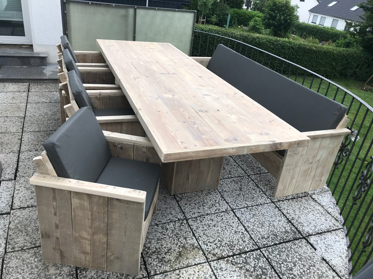 Steigerhout tuinset palermo