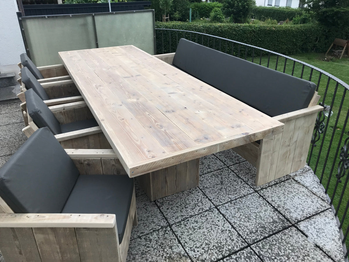 Steigerhout tuinset palermo